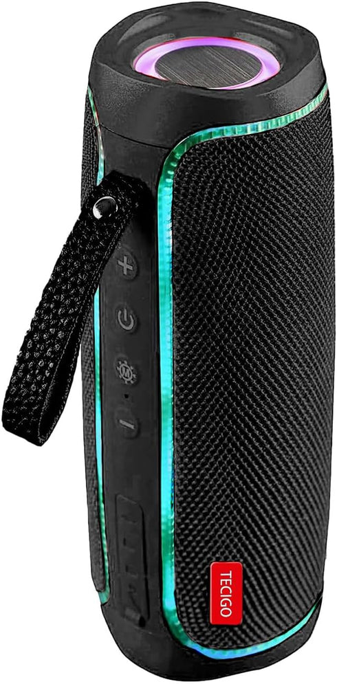 TECIGO Portable Bluetooth Speakers Long-Lasting Wireless Bluetooth Speaker with Bluetooth 5.3 Technology All-Around