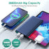 Portable Charger 38800mAh, LCD Display Power Bank, 4 USB Outputs Battery Pack Compatible with iPhone 16/15/14/13