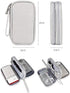 Waterproof Electronic Organizer Bag, Portable Travel Cable Storage Case for USB Drive, Power Bank, Charger, Headphones