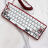 JSJT Plum Blossom Keycaps 135 Keys PBT Dye Sublimation Custom Keycaps with Keycap Puller for Mechanical Keyboard