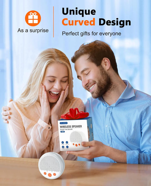 LENRUE Shower Speaker, Bluetooth Waterproof Speaker Wireless, Portable Speaker with Clear Loud Sound, Suction Cup