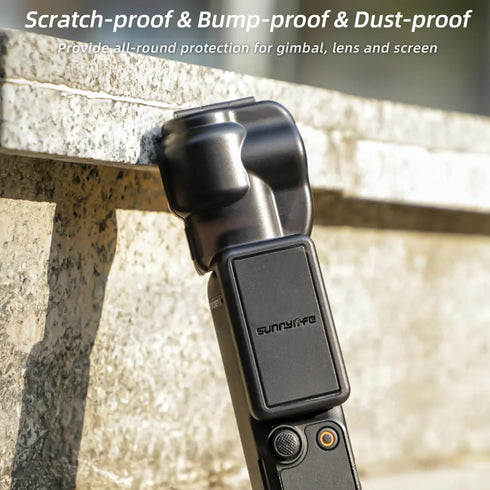 Gimbal Protector for DJI Osmo Pocket 3 Camera, Scratch-Resistant Shell & Lens Cap for Pocket 3