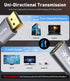 Display Port to HDMI 4K Adapter, Braided DP Male to HDMI Female Converter for PC Dell HP Laptop and Monitor