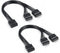 FdcLixuvol PC Power Switch Splitter, 2-Pack 9 Pin Motherboard Jumper Splitter 1 Female