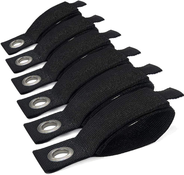 6 PCS Extension Cord Holder, Heavy Duty Cable Organizer Straps for Cords, Hoses, RV, Boat, and Garage