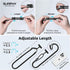 2 Pack SURPHY Phone Lanyard, Adjustable Phone Strap Crossbody with Cell Phone Tether Tab, Premium Metal Buckles