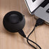 WAONIQ 3.5mm MP3 Mini Portable Speaker Strong Built-in Battery for Mobile Phones PC Laptop (Black)