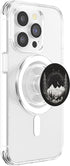 Boho Chic Floral Forest Nature Mountain Black White Girls PopSockets MagSafe PopGrip for iPhone
