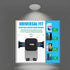 YOZAT [2026 3-in-1 Upgraded Military-Grade Car Phone Holder Mount Ultra-Stable Clamp Grip, Dashboard/Windshield/Air