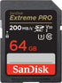 SanDisk Extreme Pro 64GB SD Card for Nikon Cameras, Bundle with Micro & SDXC Memory Card Reader