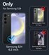 FNTCASE Anti Yellowing Clear Case for Samsung Galaxy S24, Military Grade Protection Slim Shockproof Transparent Cover