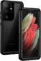 Lanhiem for Samsung Galaxy S21 Ultra Case, IP68 Waterproof Dustproof, Rugged Full Body Shockproof Phone Cover, Black