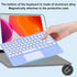 Wireless Keyboard with Touchpad, Ultra-Slim Portable Rechargeable Bluetooth Keyboard for OS Android Windows Devices