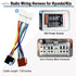 16Pin 2001-2006, 2002-2006 8Pin+8Pin Aftermarket Wiring Harness for Hyundai Kia - Android Car Stereo Adapter
