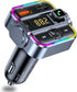 skybess FM Transmitter for Car Bluetooth, Upgraded PD30W USB C & QC3.0 USB
