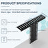 WORLDLIFT 16 inch 100100 mm VESA Monitor Mount Shelf for Streaming - Holds Cameras, Webcams, Microphones & Lights