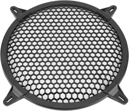 KIMISS 10in Speaker Grill Cover, Circular Speaker Cover, SubWoofer Plastic Mesh Cover,