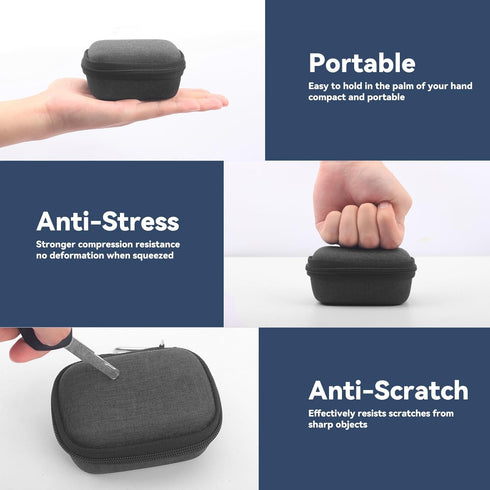 Carry Case Compatible with iWALK Portable Charger Power Bank, for Anker 621 Nano Mini Power Bank (Case Only)