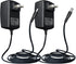 ANLINK UL Listed 2 Pack 12V 3A/3000mA 6ft Power Supply Adapter, AC to