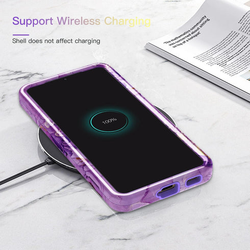 Lamcase for Galaxy S21 Plus 5G Case, Heavy Duty Shockproof Hybrid Hard PC Soft TPU Bumper for Samsung Galaxy S21+ 6.7