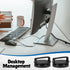 Tellegloww 10 Set 23mm Magnetic Zip Tie Mount and Nylon Cable Ties Dia Magnetic Cable Clips Organizer Holders Clamps