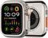 amBand 3 in 1 Metal Case for Apple Watch Series 9/8/7 45mm, Rugged Bumper Protector with Watch Crown and Back Cover