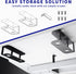 VIVO Universal Under Desk Laptop Storage Mount, Tablet Mounting Brackets, Hidden Docking Station Holder, 3 Parts