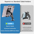 Industrial Tablet Mount for Truck & Vehicle, Heavy Duty Drill Base iPad Holder, Adjustable Aluminum Arm for 4.7"-12.9"