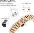 Chofit Metal Bracelet for Fitbit Inspire/Inspire HR/Inspire 2, Stainless Steel Replacement Strap for Women, Rose Gold
