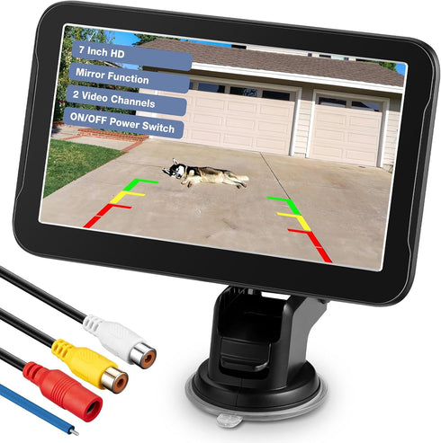 Chuanganzhuo Backup Camera Monitor Only - 7 Inch HD Image Back up Camera