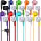 10 Pack Multi Color Kid's Wired Earbud Headphones, Disposable & Individually Bagged, Perfect for Schools & Libraries.
