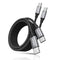 12FT USB C to USB C Cable (2-Pack), 60W PD Long Fast Charging Cord for iPhone 15/15 Pro/Samsung Galaxy S23