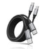 12FT USB C to USB C Cable (2-Pack), 60W PD Long Fast Charging Cord for iPhone 15/15 Pro/Samsung Galaxy S23