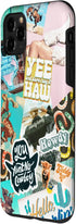 iPhone 11 Pro Max Case, Western Cowgirls Howdy Giddy-up Boho Aesthetics Country Chic