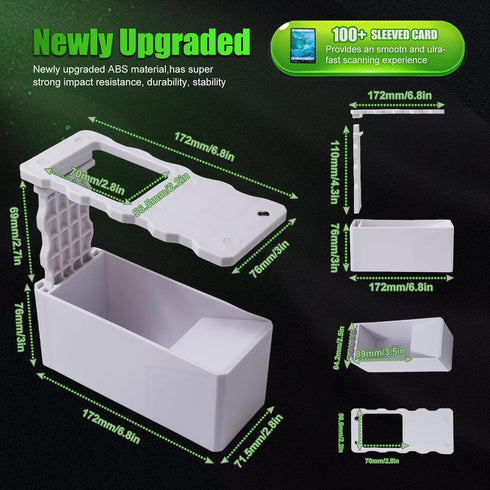 ZYLARIXE TCG Card Scanner Mount, High-Precision Auto-Focus Phone Holder, Compatible with iPhone/Android, Professional