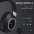 LORELEI B-C6 Wireless Over Ear Headphones, 50H Playtime, Foldable Lightweight Bluetooth Headsets, Deep Bass, Memory