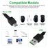 Mouse Micro USB Cable Compatible with Razer Viper Ultimate, Naga Pro 20000 DPI, DeathAdder V2 Pro, Basilisk Ultimate Mouse, 5.9ft
