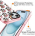 Rosarnnah 15 6.6 (6.1") for iPhone Case Cute - Durable Shockproof ft Drop Impact Phone Case - Funny Milk Cow Ducky
