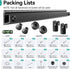 Auoace 22 55 inch 5, 100 Lbs, No Drill TV Wall Mount for to TVs, Drywall Smart TV Bracket Tilts Up to Low Profile TVs