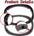 4pcs 6" X 9" Universal Plastic Vehicle Car Speaker Spacer Mounting Bracket Adapter