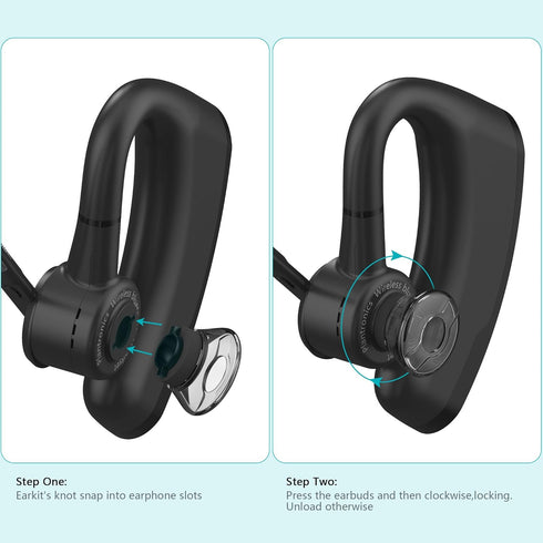 3X Voyager 5200 Ear Tips Replacement, Ultra Comfort Silicone Eartips with In-Ear Foam for Plantronics Ploy Voyager 5200