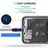 SDBAUX 3 in 1 Retractable Multi USB Charger Cable 2Pack, 3.3ft, Gray, Compatible with Cell Phones & Tablets.