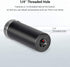 SMALLRIG Standard 15mm Micro Rod, 1.5 Inches Long with 1/4" Male Female Thread for Clamp Mount
