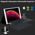 Keyboard Case for iPad 10.2" 9th 8th 7th Generation, Detachable Bluetooth Keyboard and Pencil Holder, Auto Sleep/Wake