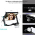 NICEYRIG Vlog Selfie Mirror Camera/Phone Mount, 360° Flip Screen Mirror for TikTok YouTube Live