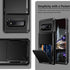 Vofolen Galaxy S10 Wallet Case - Scratch Resistant Dual Layer Protective Bumper with 4 Card Slots (Black)