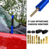 Surosha 4.7 Inch Car Short Antenna, Car Radio Antenna, Aluminum AM/FM Radio Vehicle Screw-in Stubby Aerial, Auto