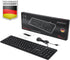 Perixx PERIBOARD-331 Wired Backlit USB Keyboard, Slim Design with Big Font Keys, White Illuminated LED