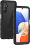Lanhiem IP68 Waterproof Dustproof Case for Samsung Galaxy A14 5G, Rugged Full Body Protective Cover, Black/Clear