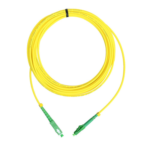 5M LC APC to SC APC Fiber Optic Patch Cable Single Mode Simplex Optical Patch Cord 9/125 m (16.4ft)